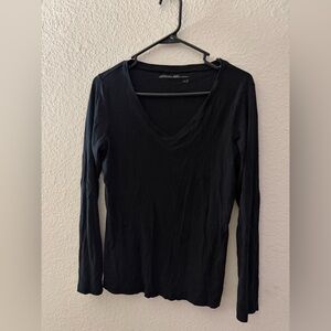 Eddie Bauer Women's Long Sleeve Black Tee